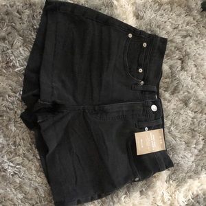 Madewell high-rise denim shorts